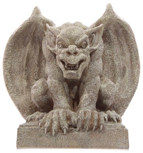 Gargoyle Garten Figur lauernd Fantasy Märchen Drachen